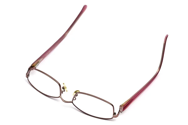 Kadının Okuma gözlükleri — Stok fotoğraf