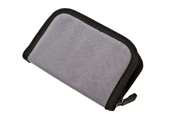 Gray purse — Stock Photo, Image