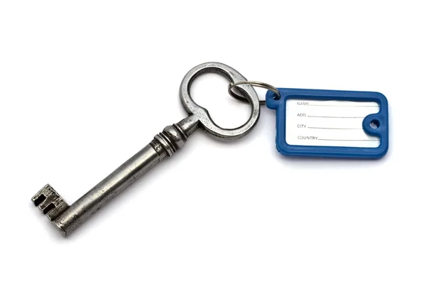 Antigua llave y etiqueta —  Fotos de Stock