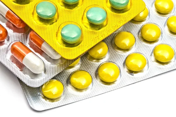 Pills and capsuls — Stock Photo, Image