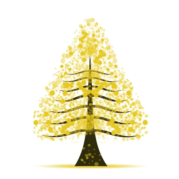 Yellow tree — Stock Photo, Image
