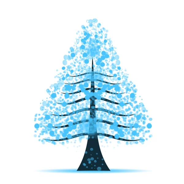 Modrý strom — Stock fotografie