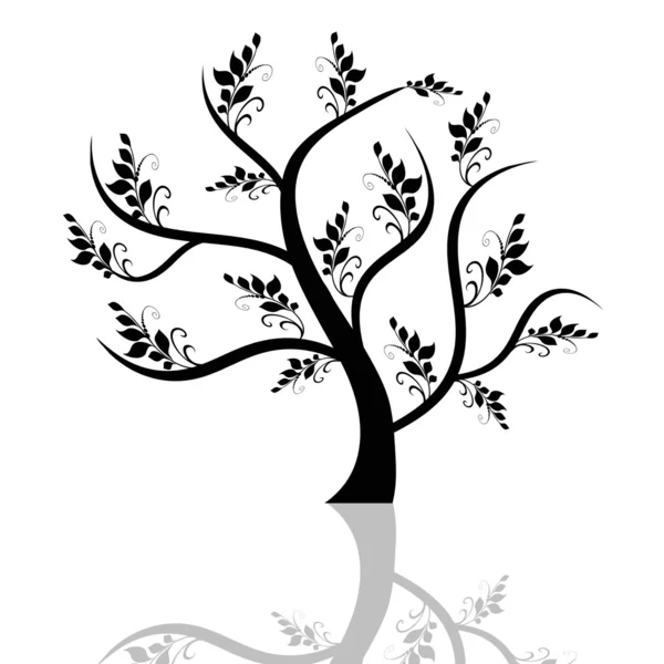 stock vector Art tree