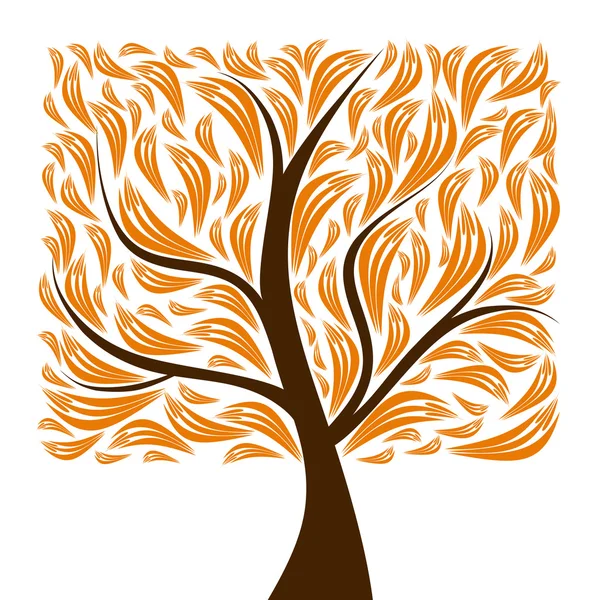 Stock vector Art tree