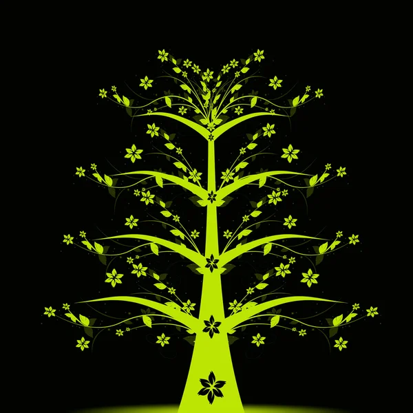 Drzewo sztuki - wiecznie żywy — Wektor stockowy