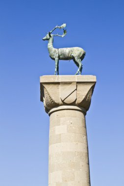 Statue of deer clipart