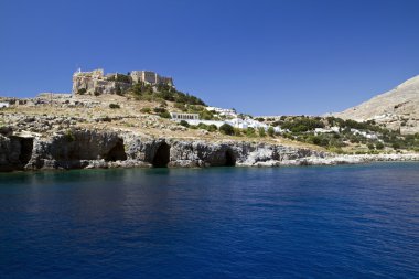 lindos, antik tapınak kalıntıları