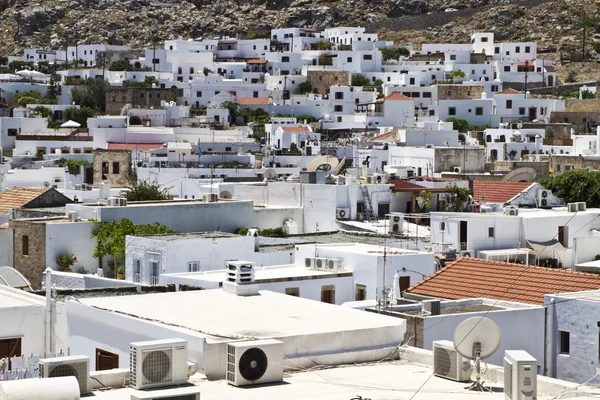 Traditionella grekiska vita hus — Stockfoto