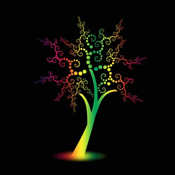 Konst träd — Stock vektor