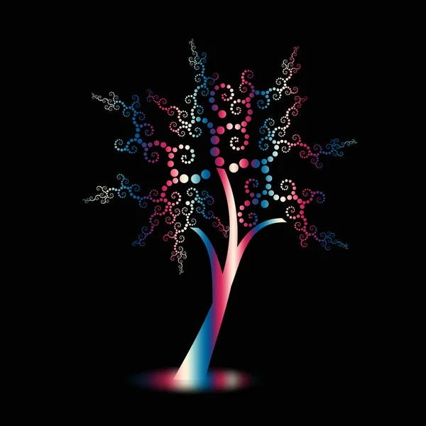 Umění stromy — Stockový vektor