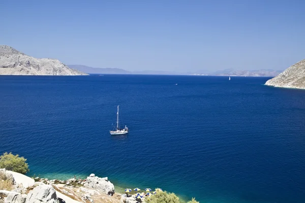 Blå Egeiska havet — Stockfoto