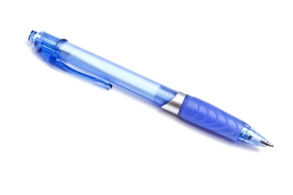 Синя кулькова ручка — стокове фото