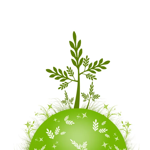 Eco hijau - Stok Vektor
