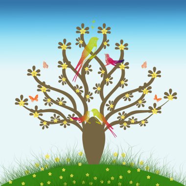 Art tree clipart