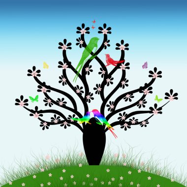 Art tree clipart