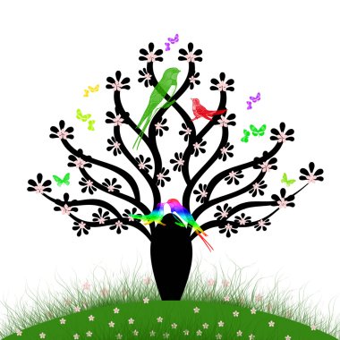 Art tree clipart