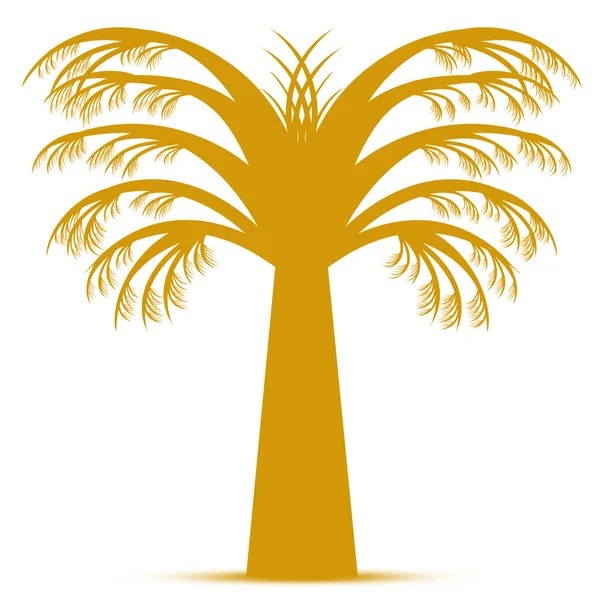 Soyut bir palmiye ağacı — Stok Vektör