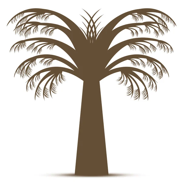 Abstracte palmboom — Stockvector