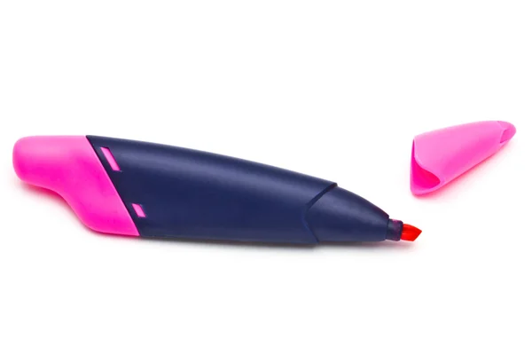 粉色荧光笔 — 图库照片