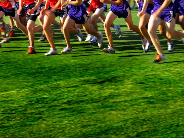 Correr uma corrida — Fotografia de Stock