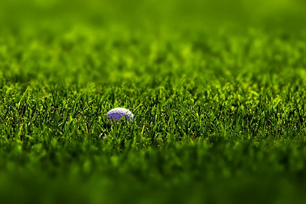 フェアウェイのゴルフボール — ストック写真