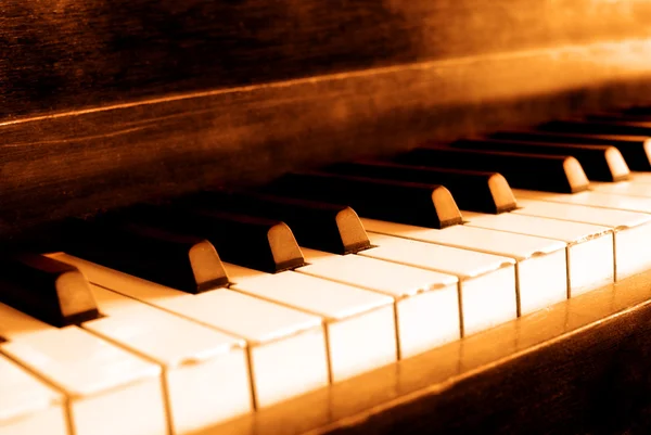 Sepia pianotangenter — Stockfoto