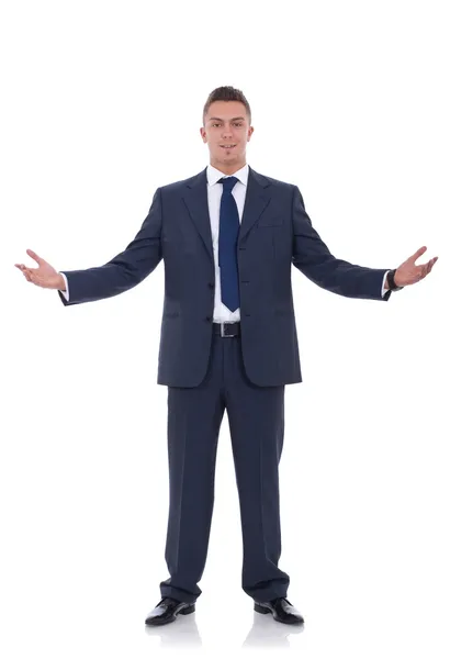 Business man with open arms — Stock Photo, Image