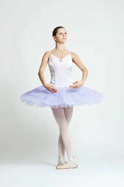 Professional ballet dancer isolated