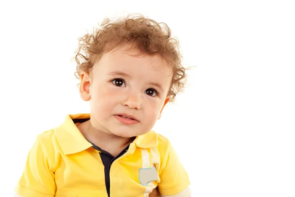 Cute little boy looking at the camera — Stock Photo, Image