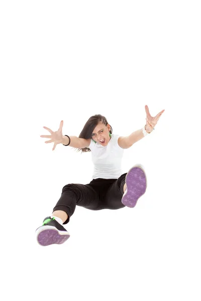 Estilo moderno dançarino salto — Fotografia de Stock