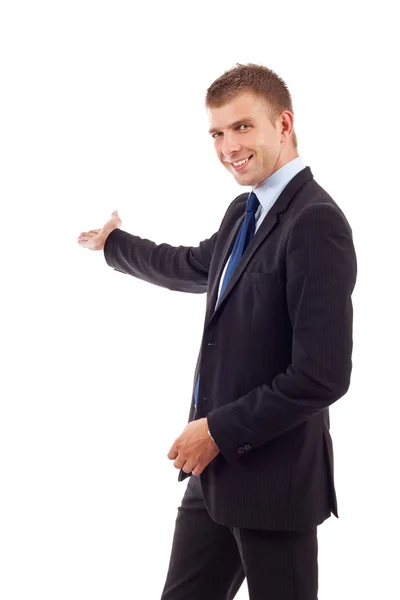 Business man giving presentation — Stock Photo, Image