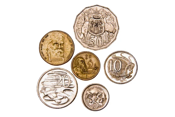 Australische coins — Stockfoto