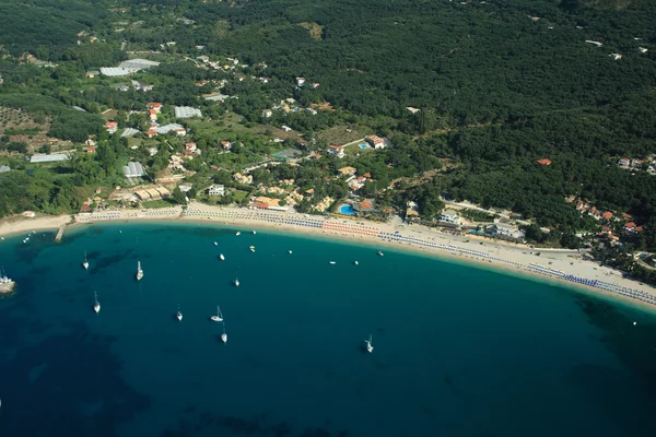 Valtos beach sköts från helikopter — Stockfoto
