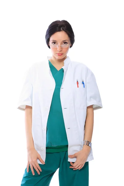 Krásný ženský lékař — Stock fotografie