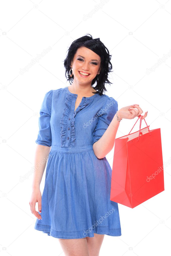 Sexy shopping girl