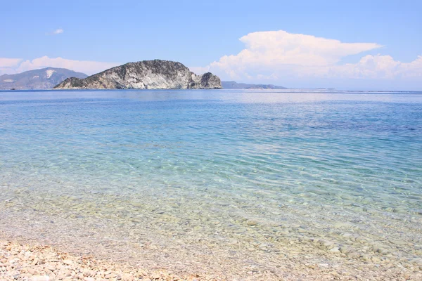Bella spiaggia in Grecia — Foto Stock
