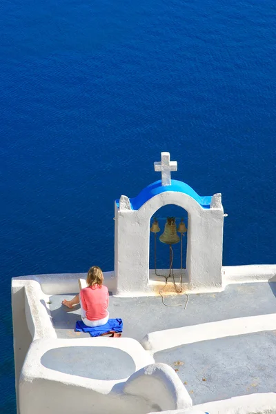 Santorini island Grekland — Stockfoto