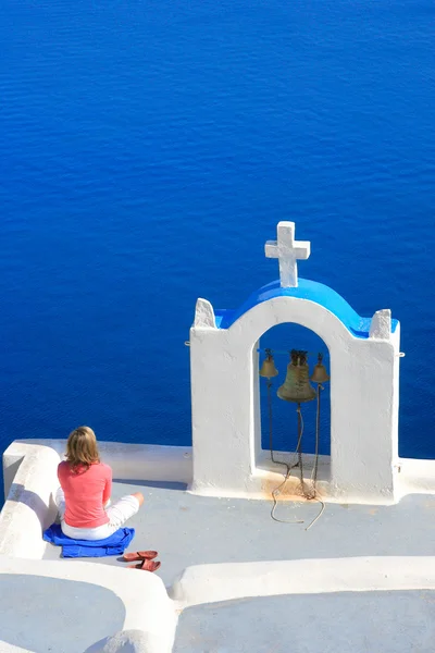 Santorini เกาะกรีซ — ภาพถ่ายสต็อก