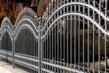 Iron fence clipart