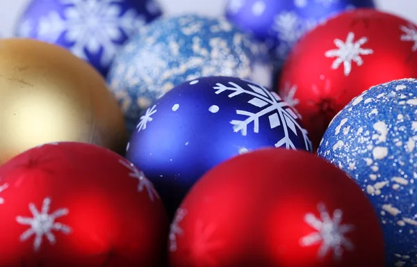 Groep van kerstballen — Stockfoto