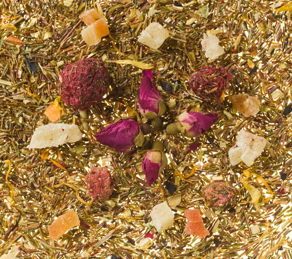 Чай листья фона — стоковое фото