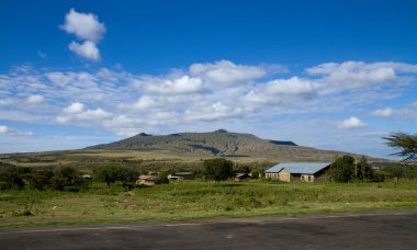 Mount Longonot in Kenya clipart