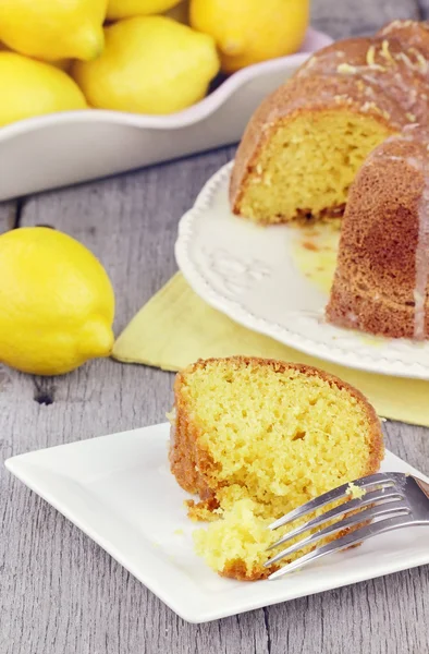 Limonlu kek. — Stok fotoğraf