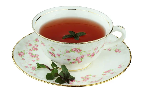 stock image Tea in an Antique Tea Cup