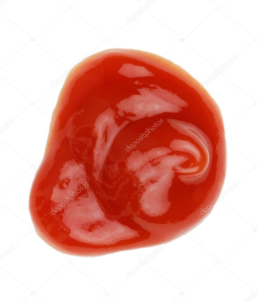 Isolated Ketchup
