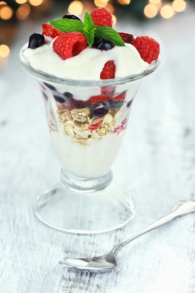 Parfait di yogurt — Foto Stock