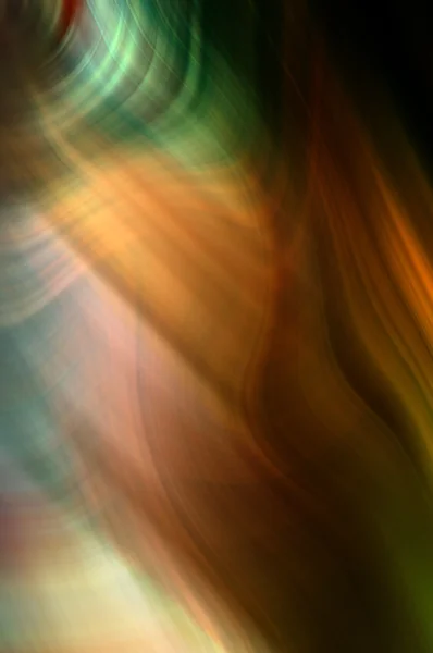 Abstracte golvende achtergrond met groene, bruine en oranje tinten — Stockfoto
