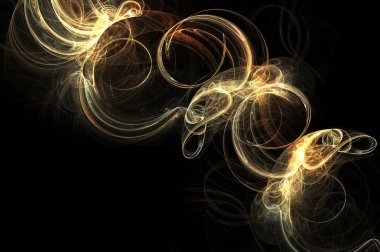 Abstract fractal background clipart