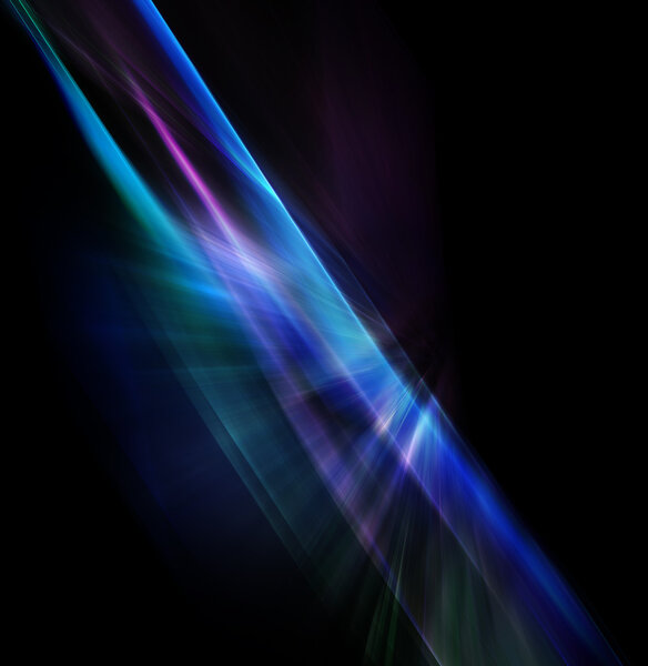 Abstract blue background representing motion