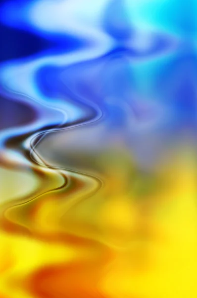 抽象的な青と黄色の背景 — ストック写真